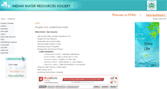 Desktop Screenshot of iwrs.org.in